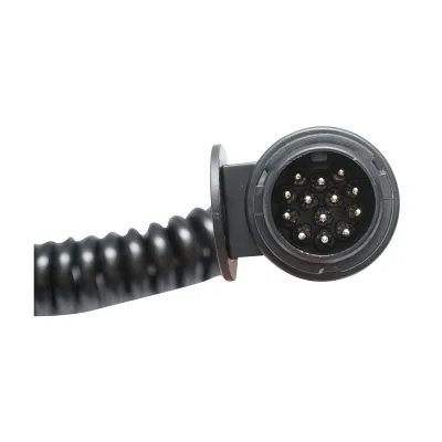 Cavo a spirale per rimorchio da 2,2 m con 2 spine maschio a 13 pin, 8 fili Breckner Germany - immagine 4