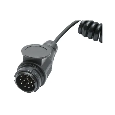 Cavo a spirale per rimorchio da 2,2 m con 2 spine maschio a 13 pin, 8 fili Breckner Germany - immagine 3