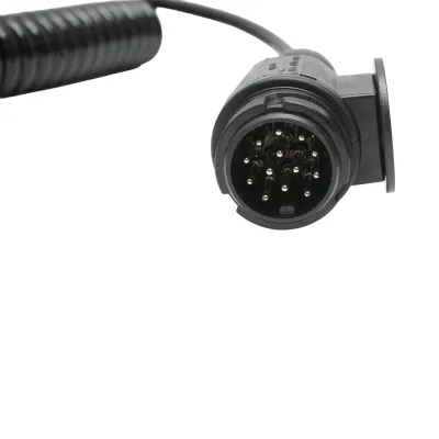 Cavo a spirale per rimorchio da 3,5 m con 2 spine maschio a 13 pin, 8 fili Breckner Germany - immagine 5