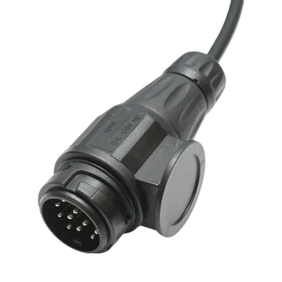 Cavo a spirale per rimorchio da 3,5 m con 2 spine maschio a 13 pin, 8 fili Breckner Germany - immagine 4