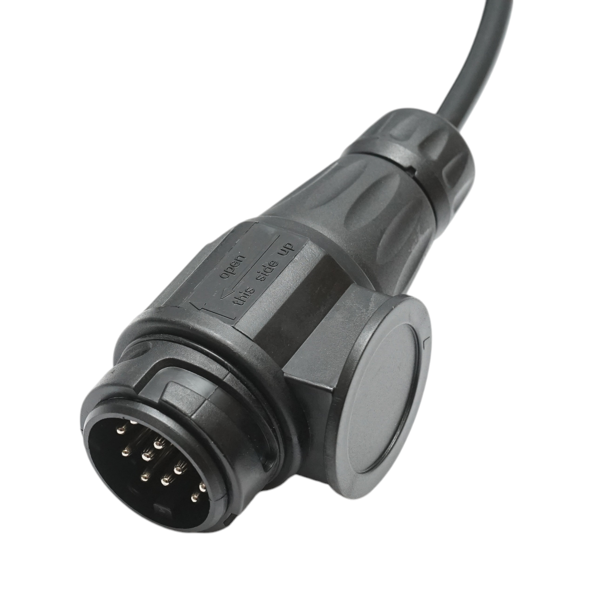 Cavo a spirale per rimorchio da 3,5 m con 2 spine maschio a 13 pin, 8 fili Breckner Germany - immagine 4