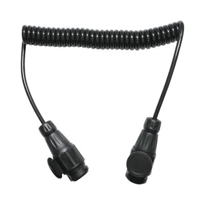 Cavo a spirale per rimorchio da 3,5 m con 2 spine maschio a 13 pin, 8 fili Breckner Germany - immagine 2
