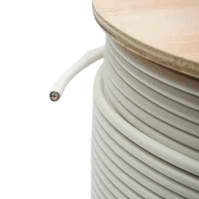 Cavo coassiale RG6 Trishield CCS 1,02 mm, 75 Ohm, CPR Eca, PVC bianco, 305 m/rotolo - immagine 3
