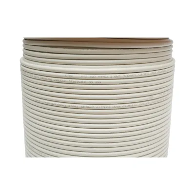 Cavo coassiale RG6 Trishield CCS 1,02 mm, 75 Ohm, CPR Eca, PVC bianco, 305 m/rotolo - immagine 2