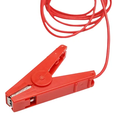Cavo di collegamento pinza cocodrillo recinzioni elettriche, Morsetto a Coccodrillo per Recinto Elettrico - immagine 2