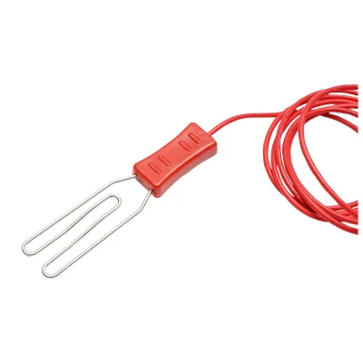 Cavo di collegamento pinza cocodrillo recinzioni elettriche, Morsetto a Coccodrillo per Recinto Elettrico - immagine 3