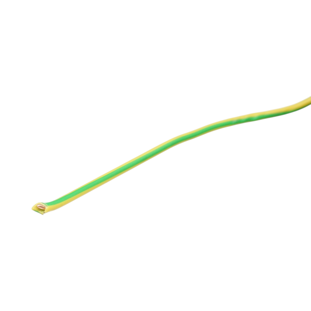 Cavo di messa a terra in rame 2,5 mm giallo-verde FY H07V-U, isolamento in PVC 450/750 V 100 m/rotolo - immagine 3