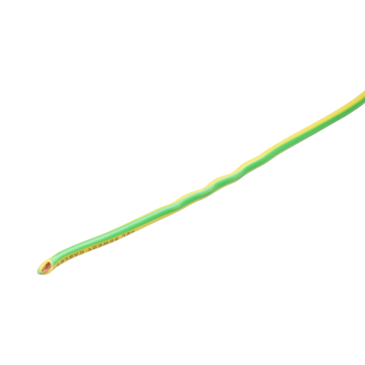 Cavo di messa a terra in rame 2,5 mm giallo-verde MYF H07V-K, isolamento in PVC 450/750 V 100 m/rotolo - immagine 3