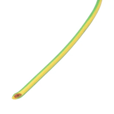 Cavo di messa a terra in rame 4mm giallo-verde MYF H07V-K, isolamento in PVC 450/750V 100m/rotolo - immagine 3