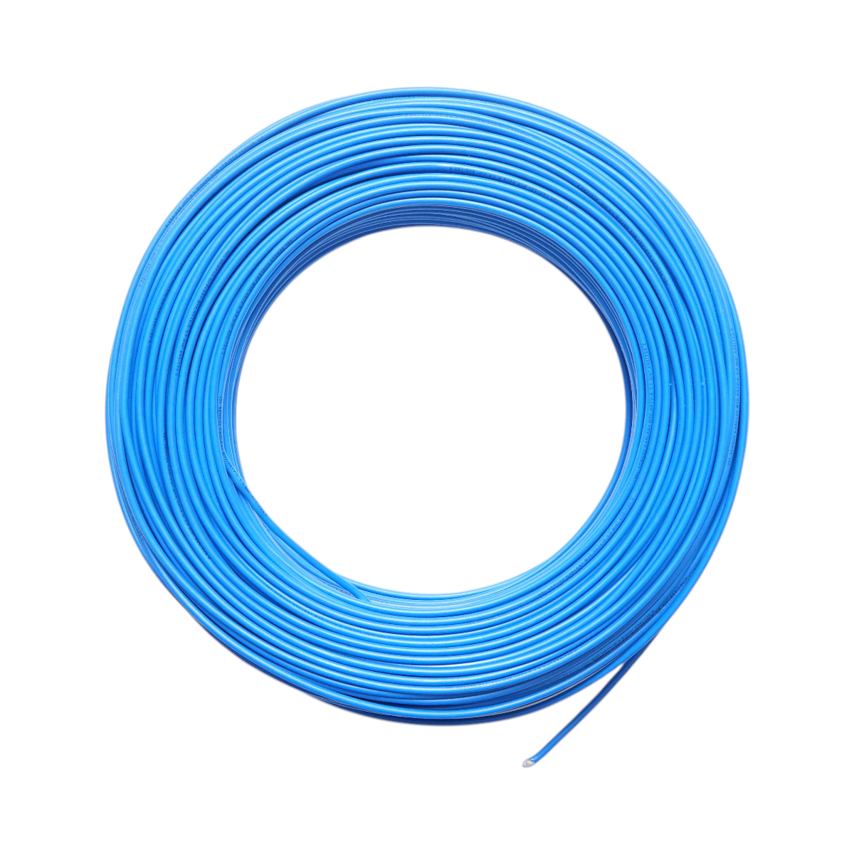 Cavo elettrico in rame 1,5mm blu MYF H07V-K, isolamento in PVC 450/750V 100m/rotolo - immagine 2