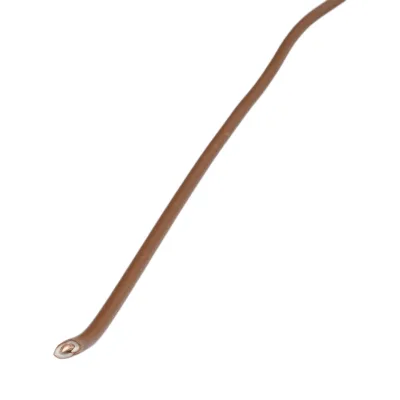Cavo elettrico in rame 1,5mm marrone FY H07V-U, isolamento in PVC 450/750V 100m/rotolo - immagine 3
