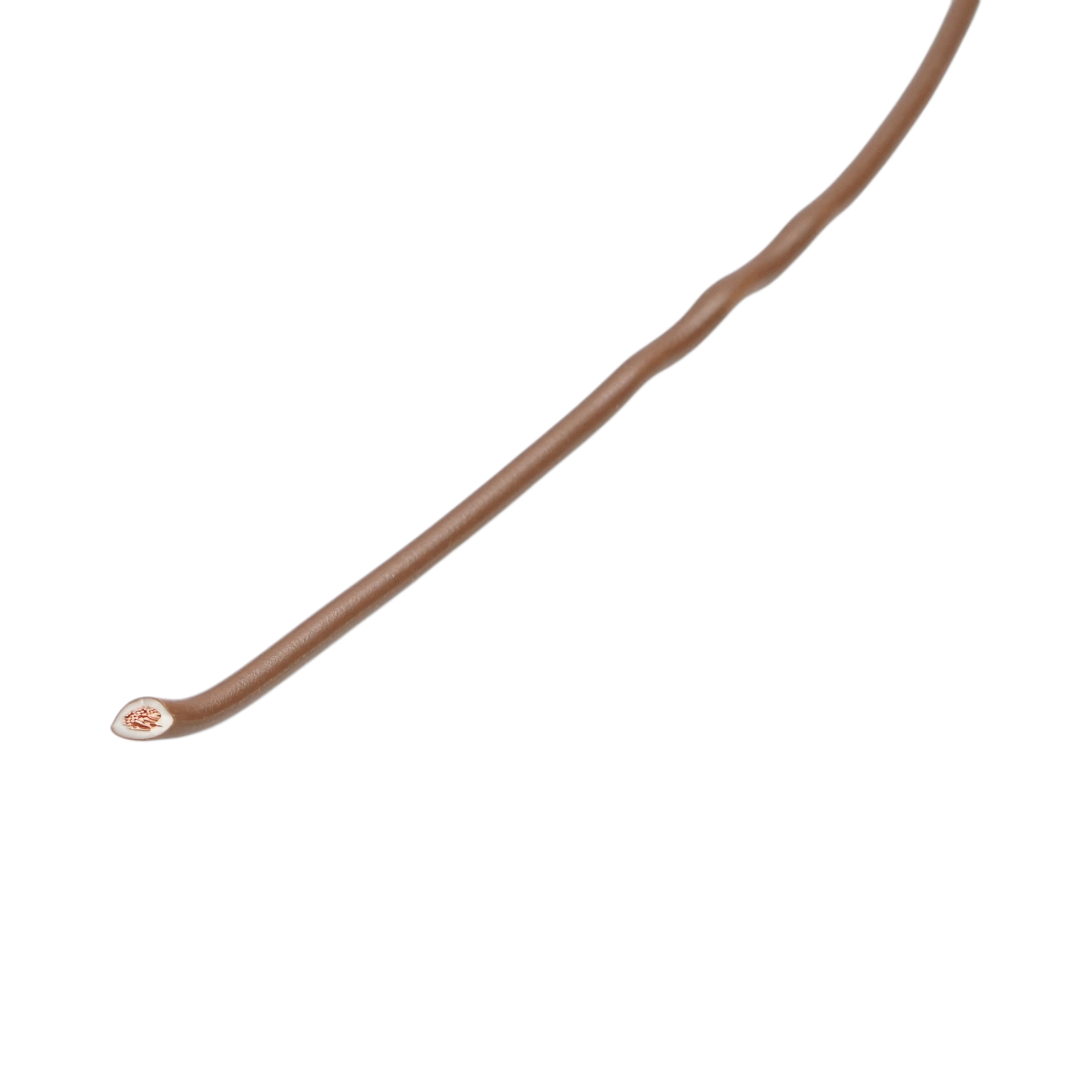 Cavo elettrico in rame 1,5mm marrone MYF H07V-K, isolamento in PVC 450/750V 100m/rotolo - immagine 3