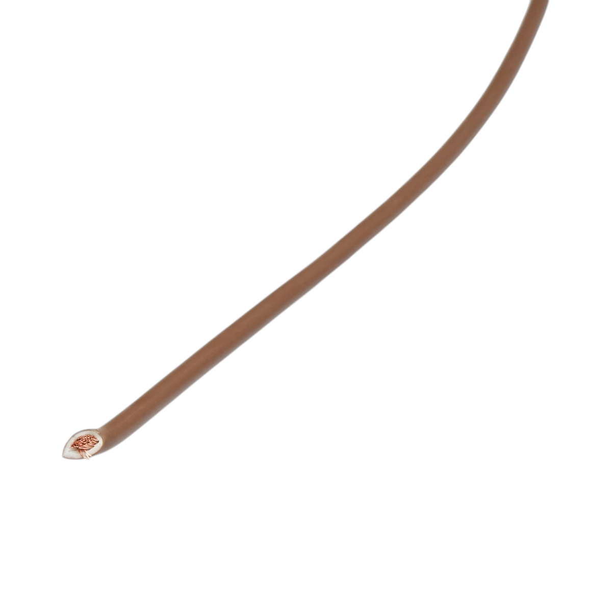 Cavo elettrico in rame 2,5mm marrone MYF H07V-K, isolamento in PVC 450/750V 100m/rotolo - immagine 3