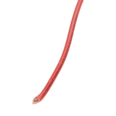 Cavo elettrico in rame 2,5mm rosso FY H07V-U, isolamento in PVC 450/750V 100m/rotolo - immagine 3