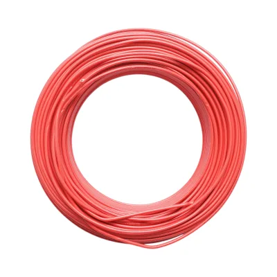 Cavo elettrico in rame 2,5mm rosso FY H07V-U, isolamento in PVC 450/750V 100m/rotolo - immagine 2