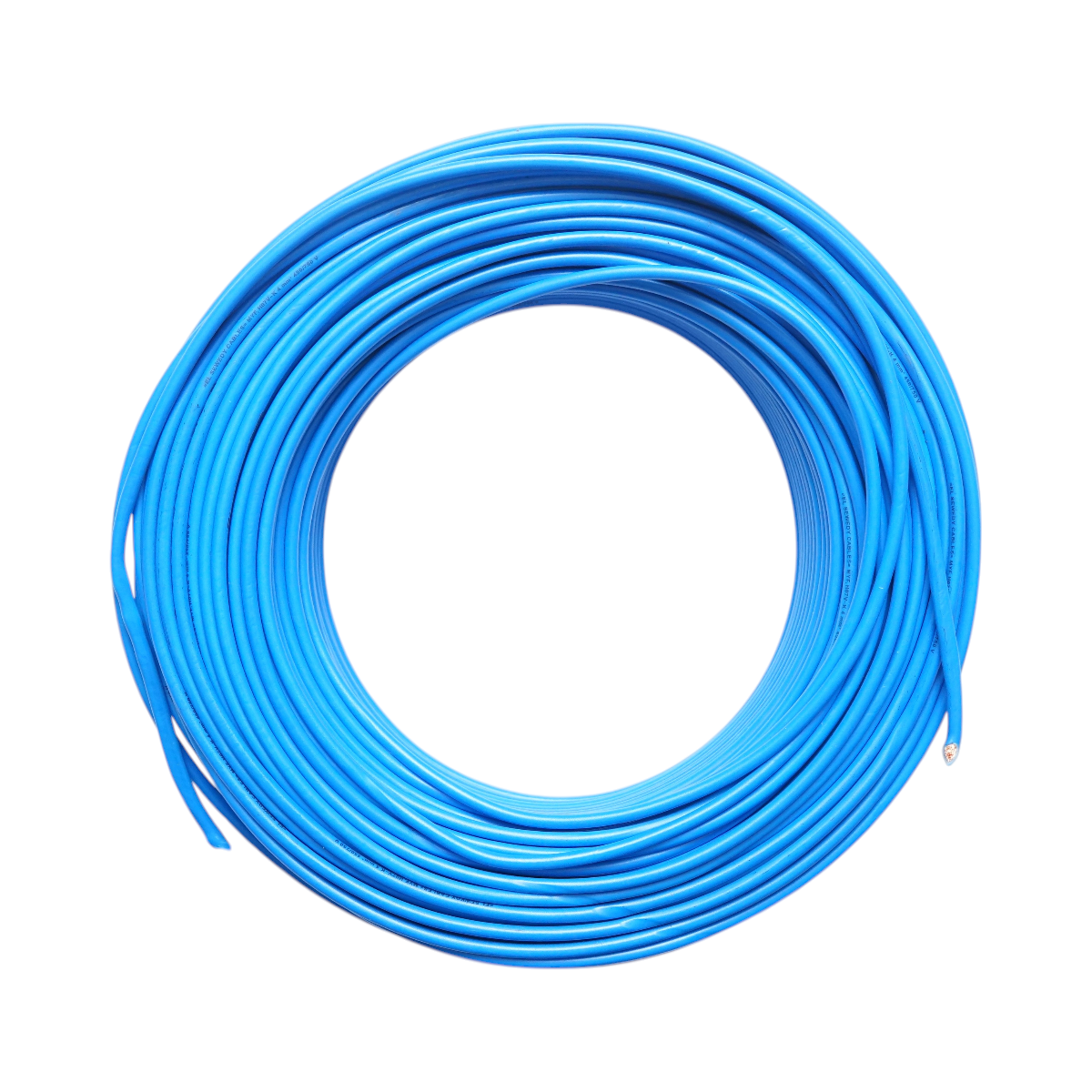 Cavo elettrico in rame 4 mm blu MYF H07V-K, isolamento in PVC 450/750V, matassa da 100 m - immagine 2