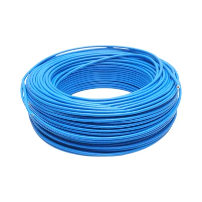 Cavo elettrico in rame 4 mm blu MYF H07V-K, isolamento in PVC 450/750V, matassa da 100 m