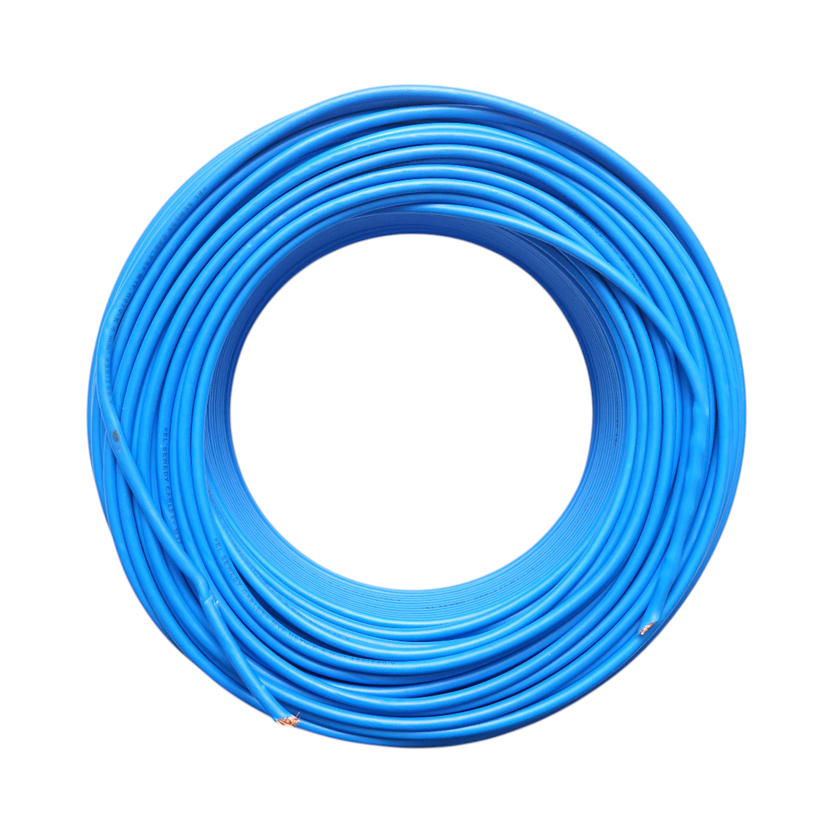 Cavo elettrico in rame 6mm blu MYF H07V-K, isolamento in PVC 450/750V 100m/rotolo - immagine 2