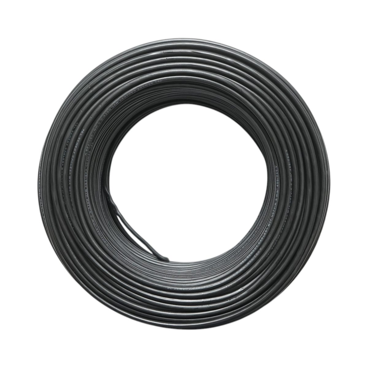Cavo elettrico in rame 6mm nero MYF H07V-K, isolamento in PVC 450/750V 100m/rotolo - immagine 2