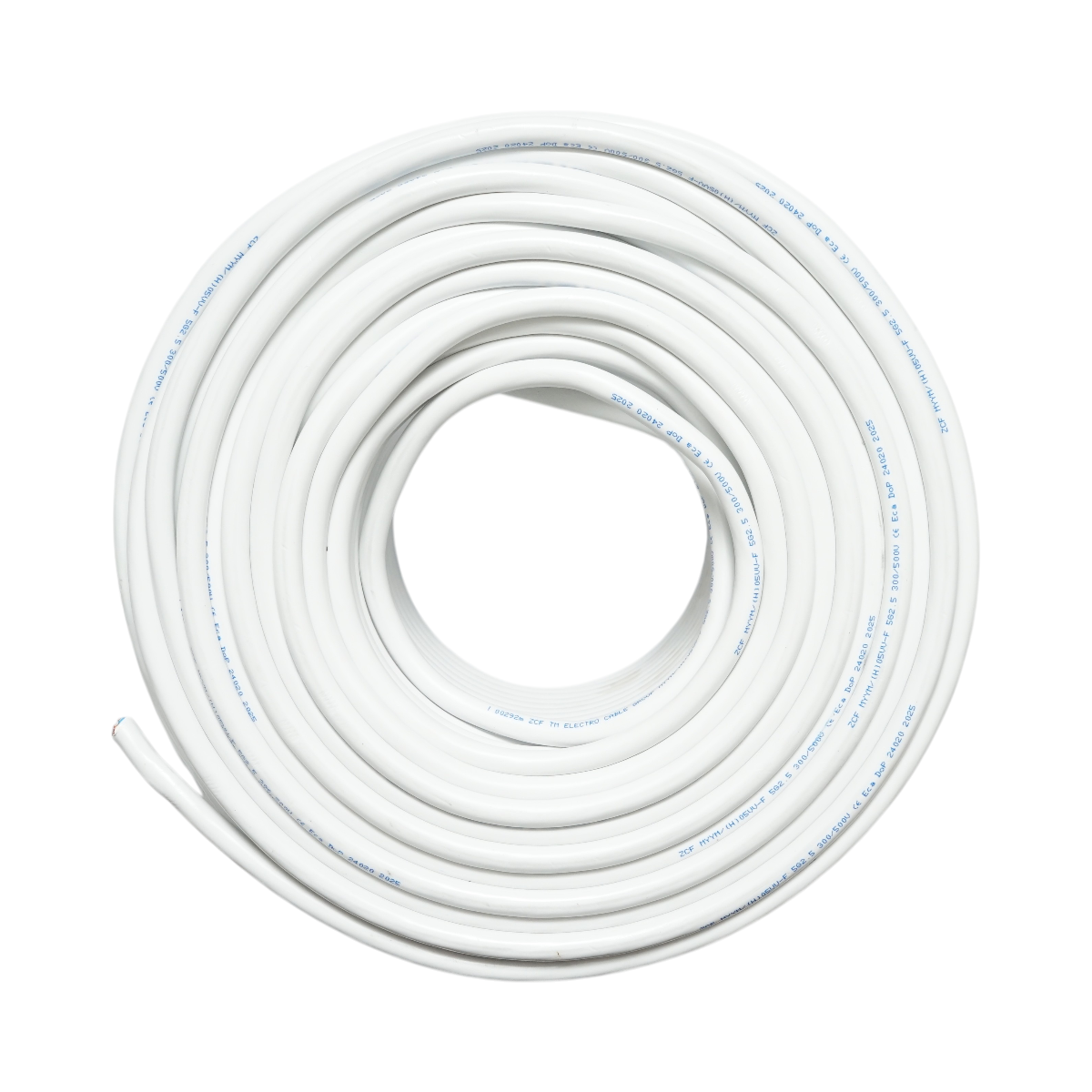 Cavo elettrico in rame H05VV-F MYYM 5Gx2,5mm, 300-500V, rotolo da 100m - immagine 2