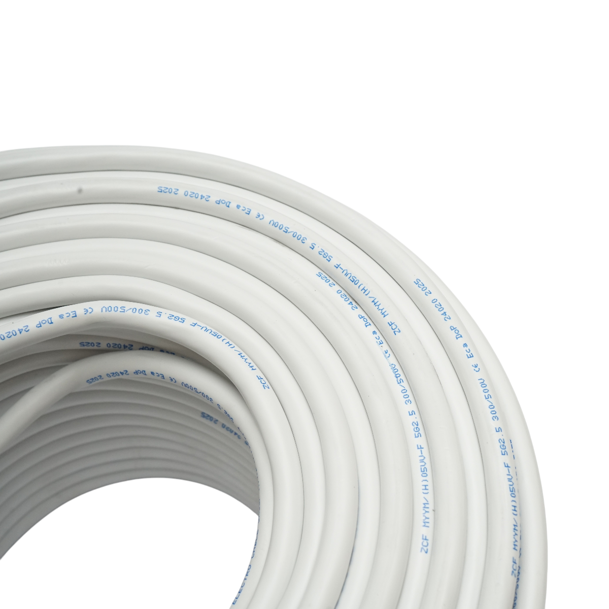 Cavo elettrico in rame H05VV-F MYYM 5Gx2,5mm, 300-500V, rotolo da 100m - immagine 3