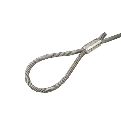 Cavo in acciaio per verricello con spessore di 14 mm e lunghezza di 4 m, gancio e anello per il traino o il sollevamento - immagine 3