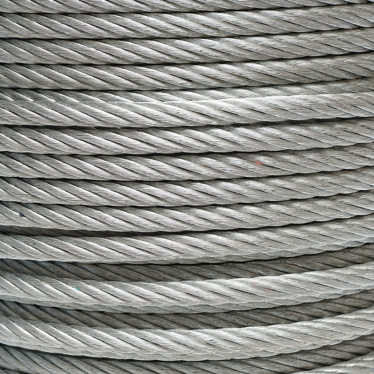 Cavo in acciaio zincato 10mm, 6x37 trefoli, carico massimo 5220Kg, peso 34,6Kg, 100m/rotolo - immagine 2