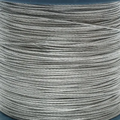 Cavo in acciaio zincato 1mm, 1x7 trefoli, carico massimo 95Kg, peso 1Kg, 200m/rotolo - immagine 2