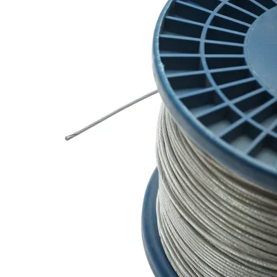 Cavo in acciaio zincato 2mm, 1x19 trefoli, carico massimo 80Kg, peso 4,8Kg, 250m/rotolo - immagine 3