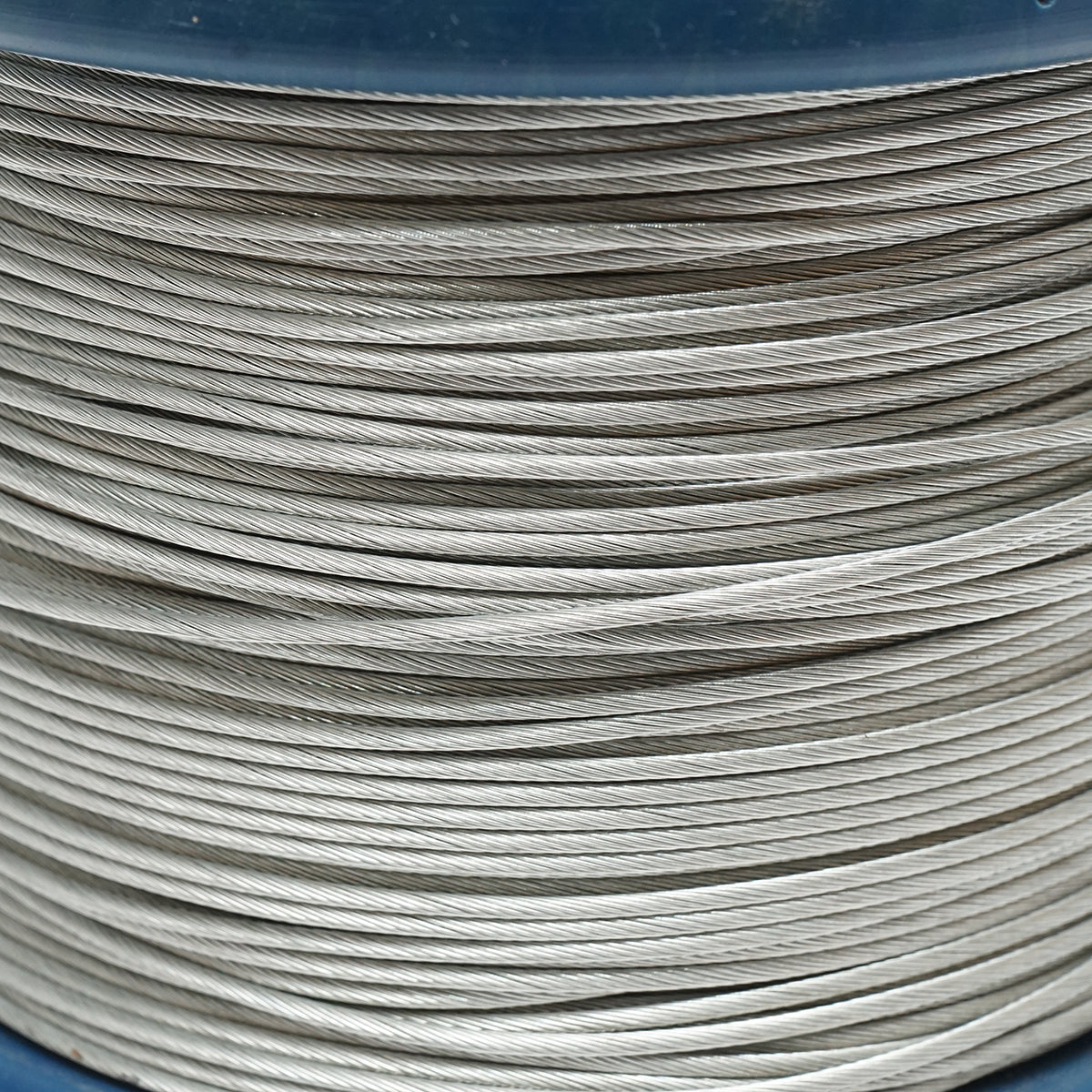 Cavo in acciaio zincato 2mm, 1x19 trefoli, carico massimo 80Kg, peso 4,8Kg, 250m/rotolo - immagine 2