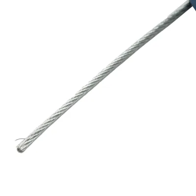 Cavo in acciaio zincato 3mm, 6x7+FC fili, carico massimo 529Kg, peso 6,32Kg, 200m/rotolo - immagine 3