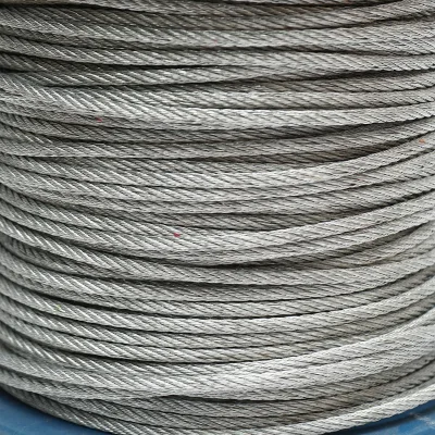 Cavo in acciaio zincato 4mm, 6x7 trefoli, carico massimo 940Kg, peso 8,4Kg, 150m/rotolo - immagine 2