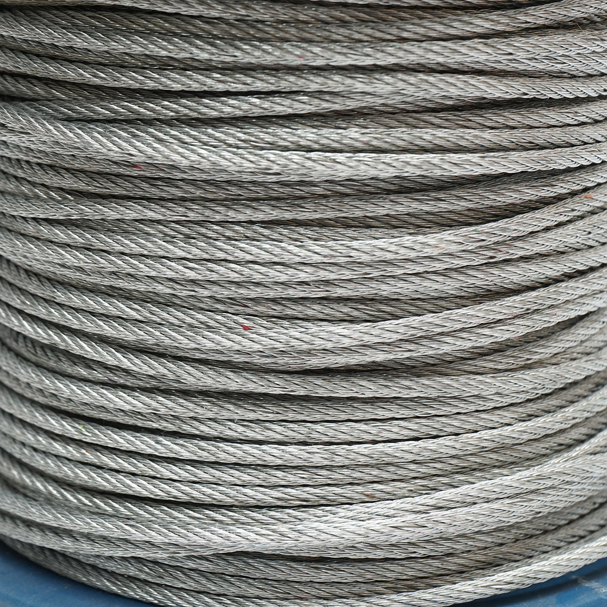 Cavo in acciaio zincato 4mm, 6x7 trefoli, carico massimo 940Kg, peso 8,4Kg, 150m/rotolo - immagine 2