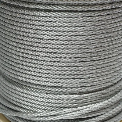 Cavo in acciaio zincato 5mm, 6x7 trefoli, carico massimo 1460Kg, peso 13,1Kg, 150m/rotolo - immagine 2