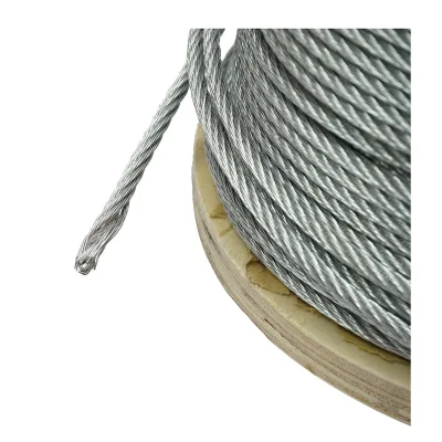 Cavo in acciaio zincato 5mm, 6x7 trefoli, carico massimo 1460Kg, peso 13,1Kg, 150m/rotolo - immagine 3