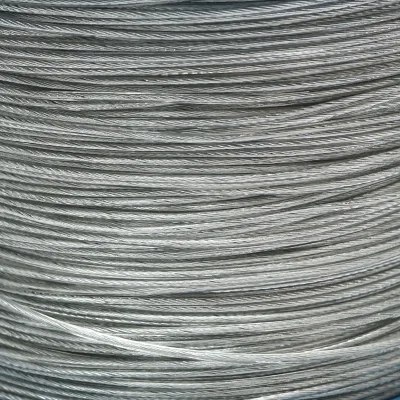 Cavo in acciaio zincato con rivestimento in PVC, 2 mm, 1x7 trefoli, carico massimo 95 kg, peso 4,4 kg, 500 m/rotolo - immagine 2