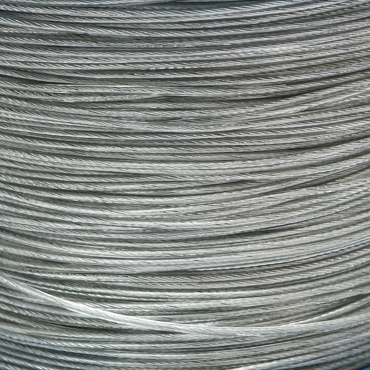 Cavo in acciaio zincato con rivestimento in PVC, 2 mm, 1x7 trefoli, carico massimo 95 kg, peso 4,4 kg, 500 m/rotolo - immagine 2
