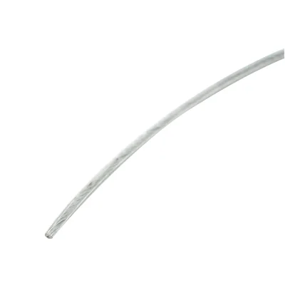Cavo in acciaio zincato con rivestimento in PVC, 2 mm, 1x7 trefoli, carico massimo 95 kg, peso 4,4 kg, 500 m/rotolo - immagine 3