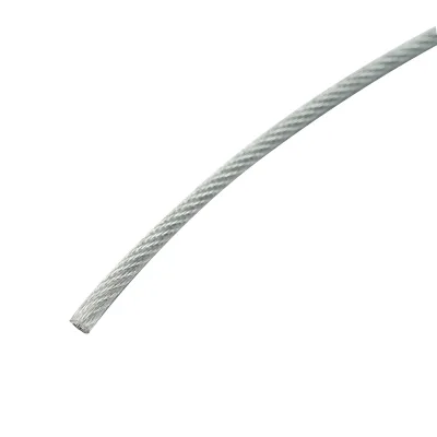 Cavo in acciaio zincato con rivestimento in PVC, 4 mm, 6x7+FC fili, carico massimo 539 kg, peso 8,08 kg, 200 m/rotolo - immagine 3