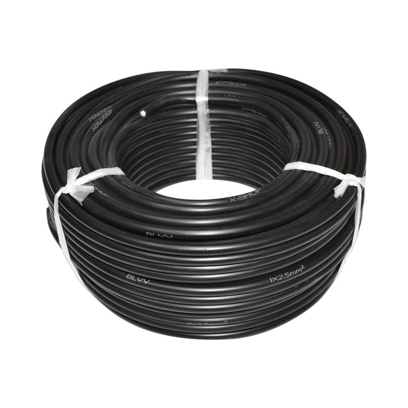 Cavo per la messa a terra recinto elettrico, bobina cavo alta tensione recinzioni elettriche, Ø2.5mm, lunghezza 50 m, Breckner Germany