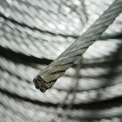 Cavo per verricello in acciaio 6x25 fi 11mm con anima metallica, 80m/rotolo - immagine 2