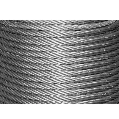 Cavo per verricello in acciaio 6x25 fi 11mm forgiato 0,7kg/1m con anima in metallo, 60m/rotolo - immagine 2
