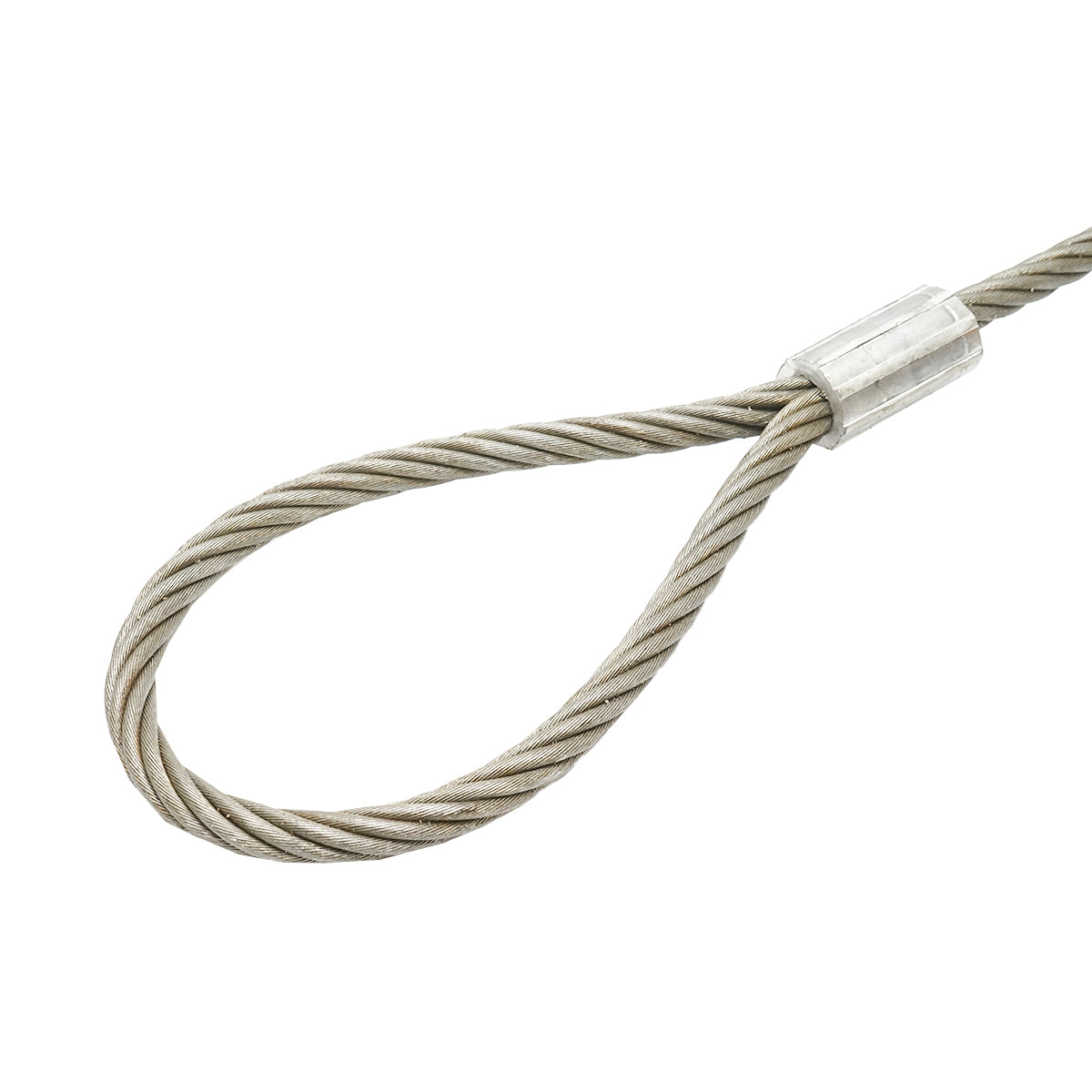 Cavo per verricello in acciaio 6x37 fi 14mm 5m con 2 occhielli - immagine 4