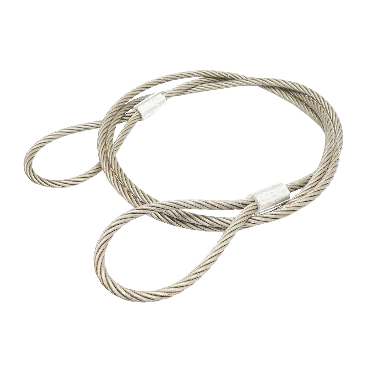 Cavo per verricello in acciaio 6x37 fi 14mm 6m con 2 occhielli - immagine 2