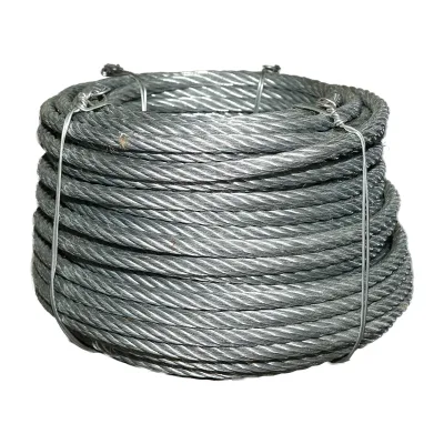 Cavo per verricello in acciaio 6x37 fi 14mm con anima metallica, 50m/rotolo