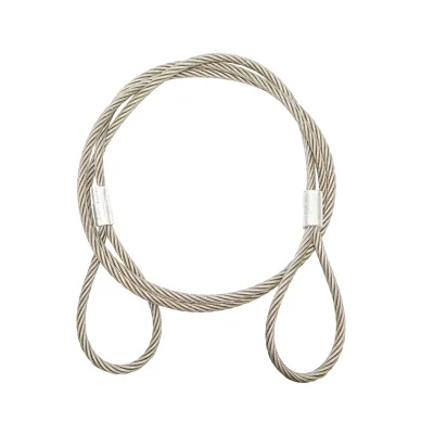 Cavo per verricello in acciaio 6x37 fi 16mm 4m con 2 occhielli