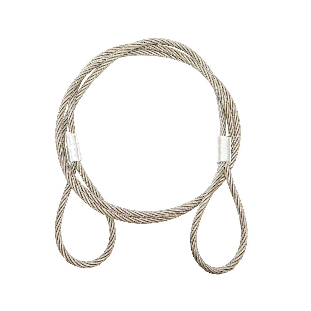 Cavo per verricello in acciaio 6x37 fi 16mm 4m con 2 occhielli