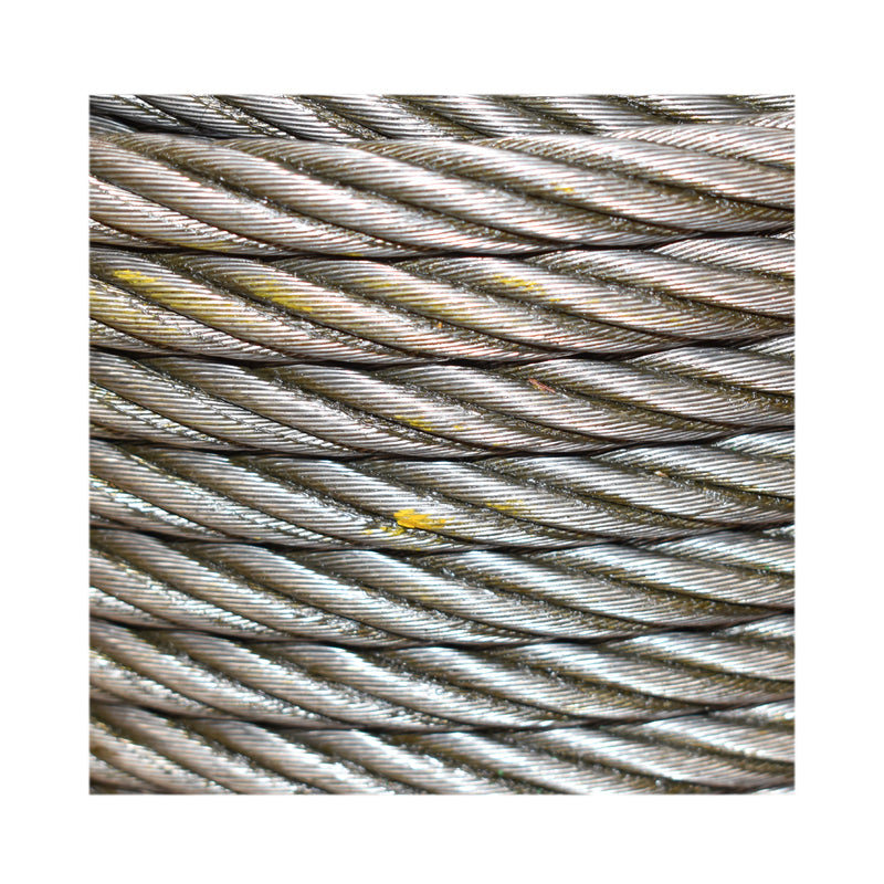 Cavo per verricello in acciaio 6x37 Ø 14mm con anima tessile 50m/rotolo - immagine 2