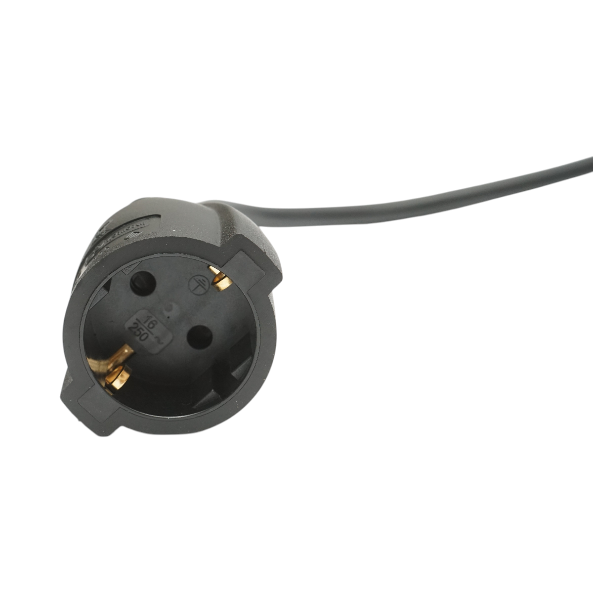 Cavo prolunga elettrico 20m H05VV-F 3x1,5mm nero con presa Schuko 16A/250V - immagine 3