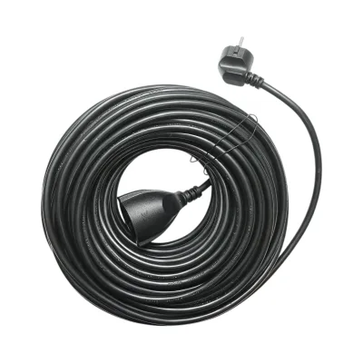 Cavo prolunga elettrico 30m H05VV-F 3x1,5mm nero con presa Schuko 16A/250V - immagine 2
